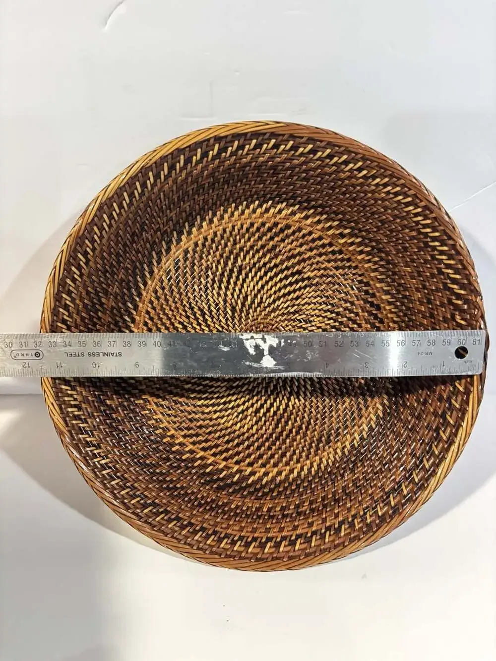 Handmade handwoven round